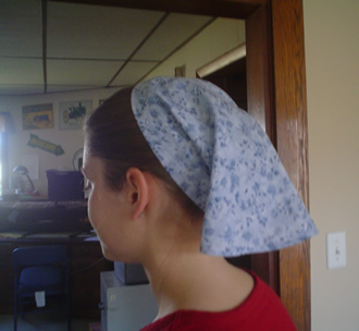 Ladies Flowing Veil