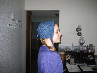 Ladies Pintucked Bonnet