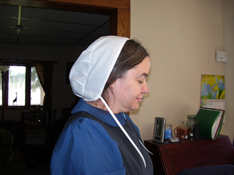 Ladies Pleated Cotton Covering