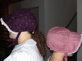 Ladies Pintucked Bonnet