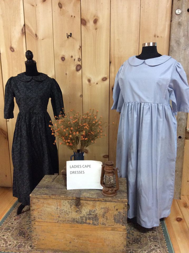 Katie's Mercantile features ready made, practical, modest clothing