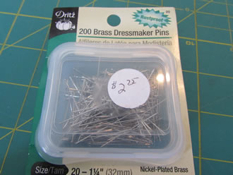 Dritz Brass Dressmaker Pins