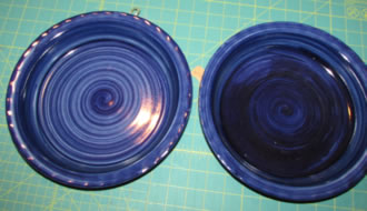 Potteryy Cobalt Blue Pie Plates