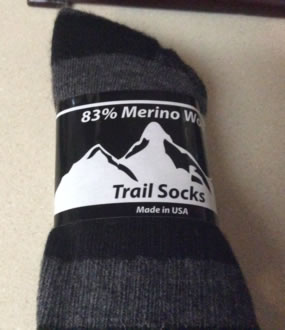 Ladies Wool Trail Socks