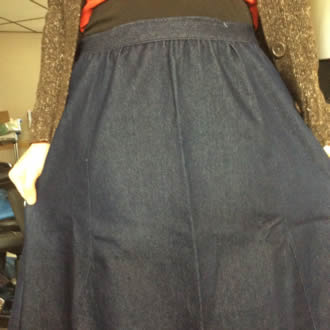 Ladies Side Zip Skirt