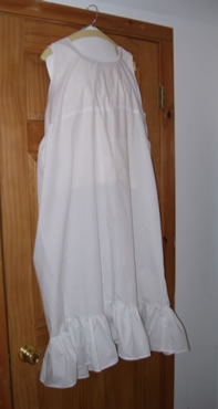 Ladies Full Slip with Ruffle