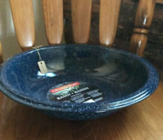 Blue Granitewear Wash Basin