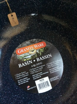 Blue Granitewear Wash Basin
