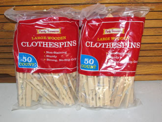 Wooden Clothes Pins
