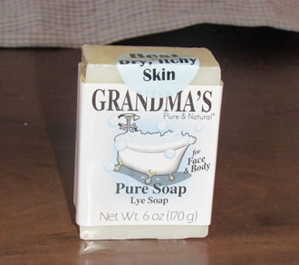 Grandma's Lye Soap 100% Pure and Natural Unscented