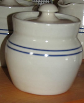 Pottery Sugar Bowl