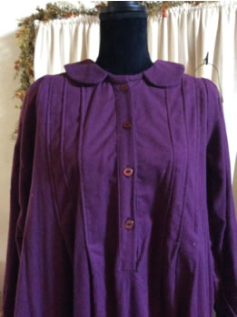 Ladies  Old Fashioned Flannel Nightgown