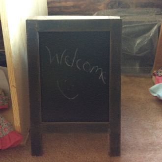 Standup Chalk Board